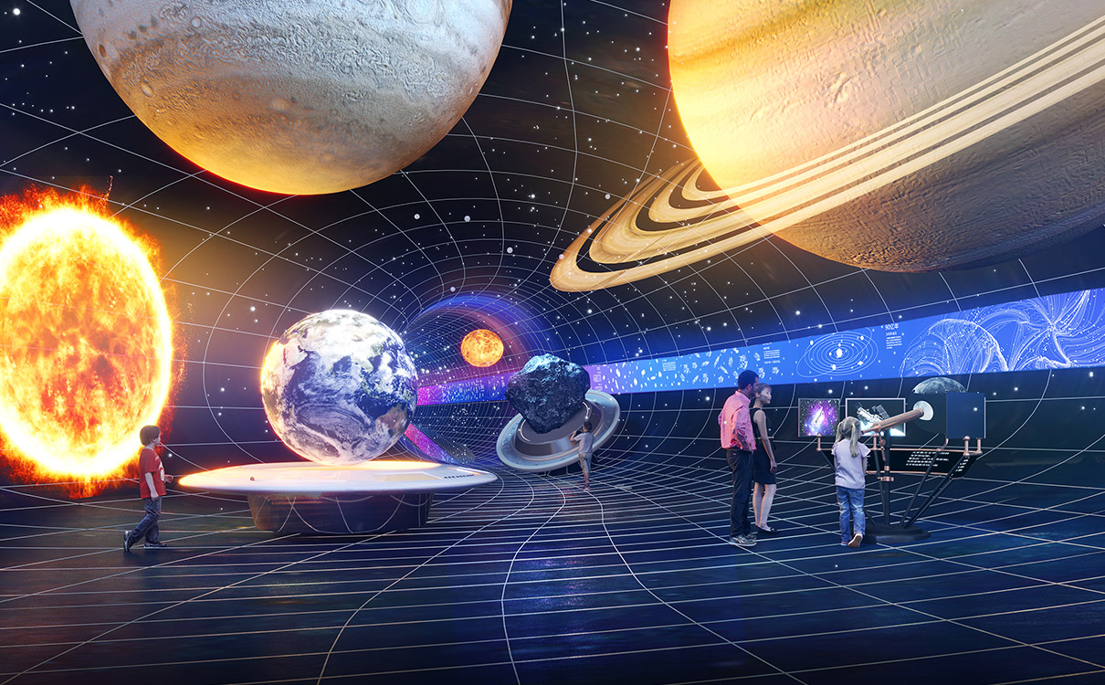 丽江科学技术馆太阳系沉浸式展厅