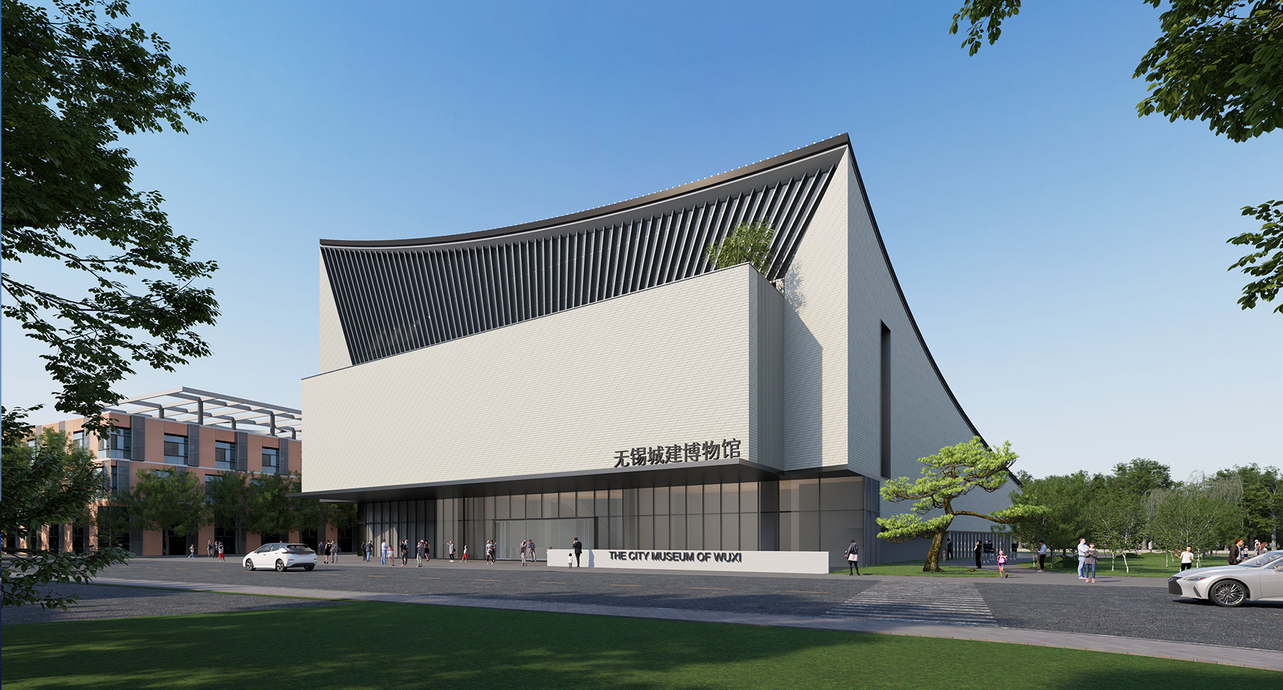 三门峡城建博物馆构筑表观