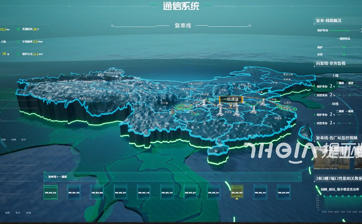 北京国度电网总部指挥大屏