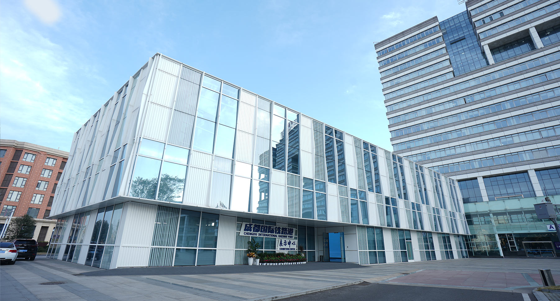 成都国际铁路港展示中心表立面主视觉